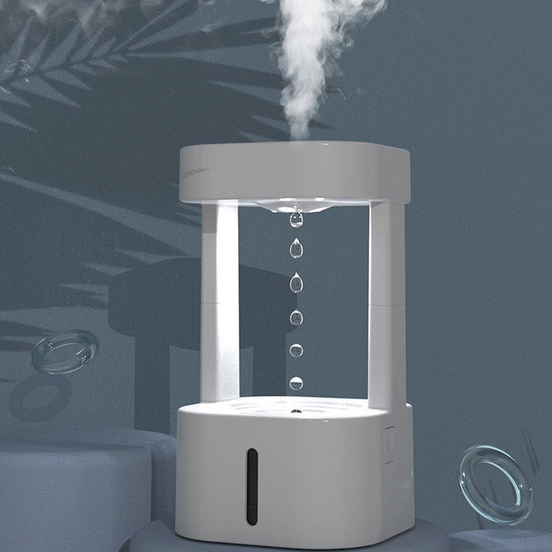 2-in-1 Desk Humidifier Rain Cloud Aromatherapy Essential Oil Zen Diffuser & Raining Cloud Night Light Mushroom Lamp - PrizQ