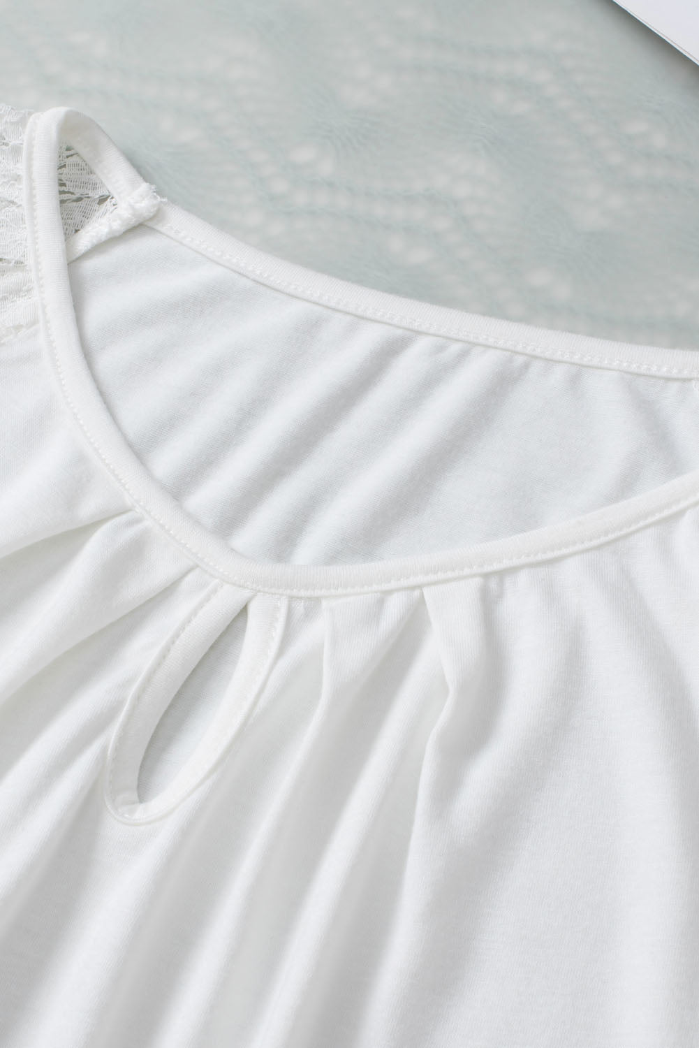 Zwarte top Lace Sleeve - PrizQ