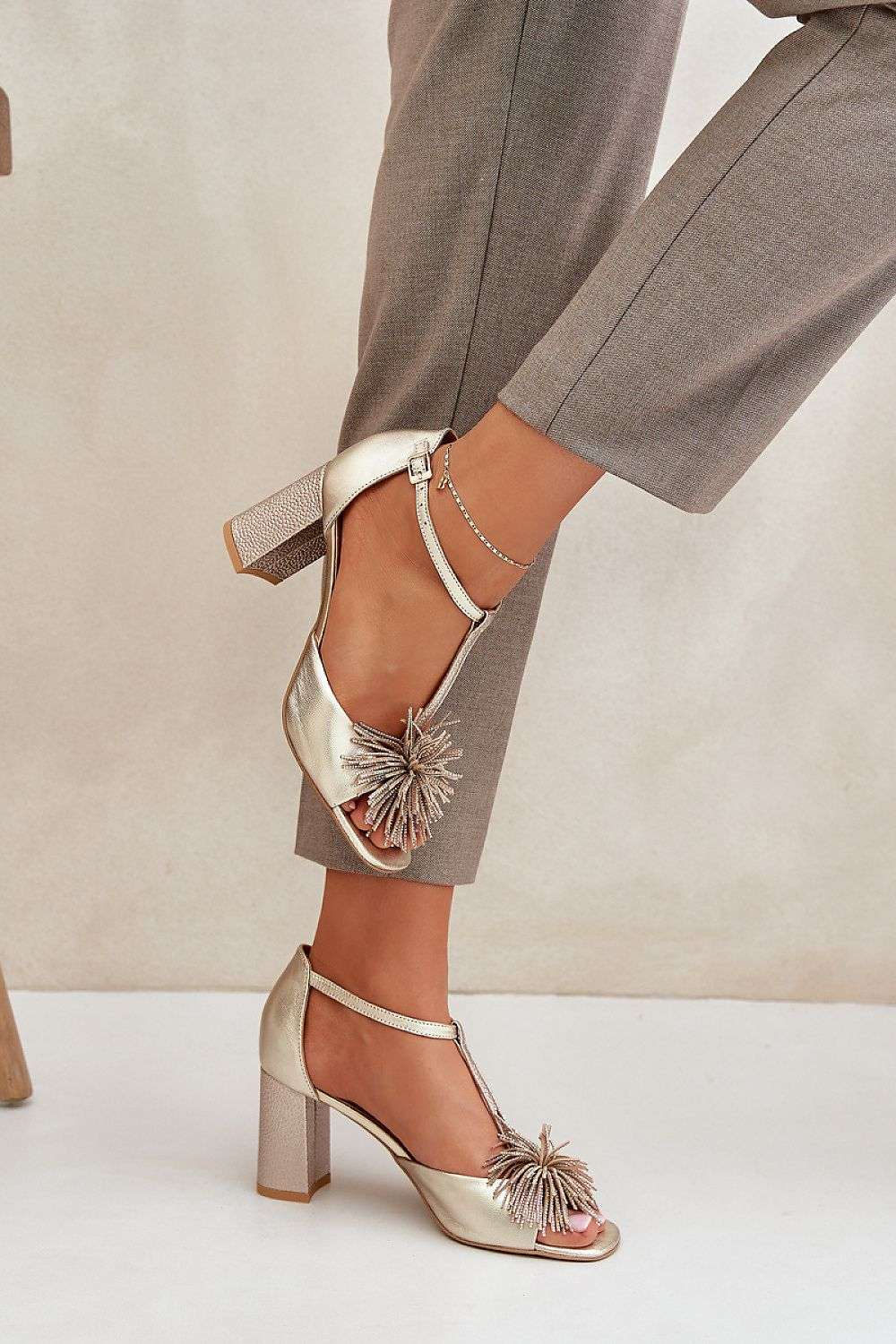 sandalen op hak model 212584 Step in style