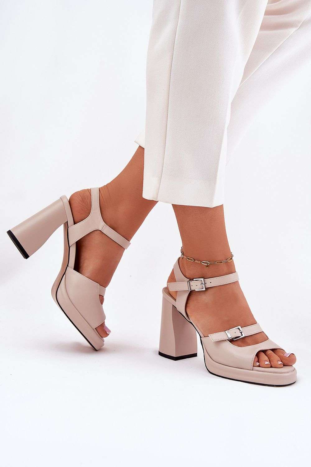 sandalen op hak model 212826 Step in style