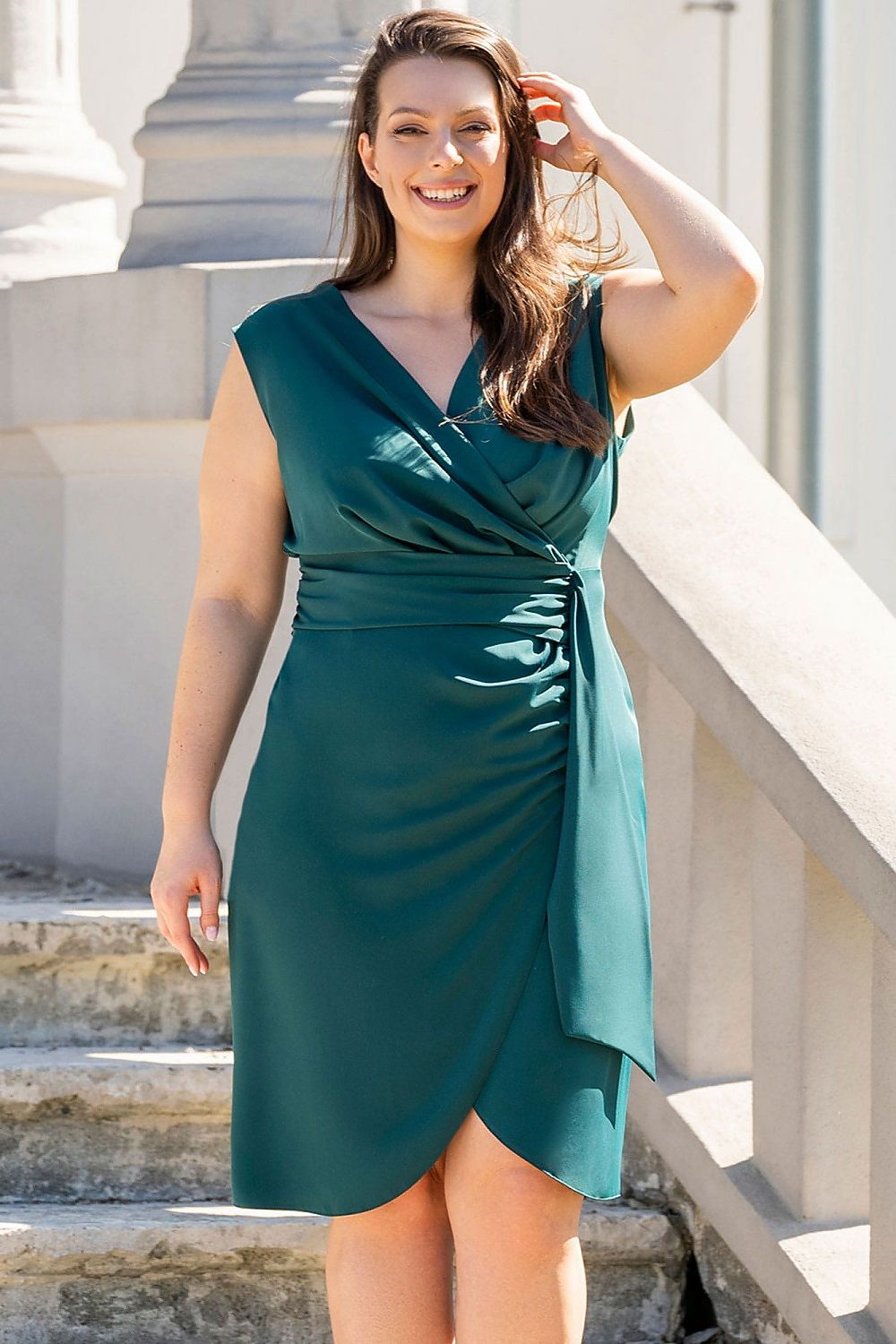 Plus size jurk model 190983 Karko