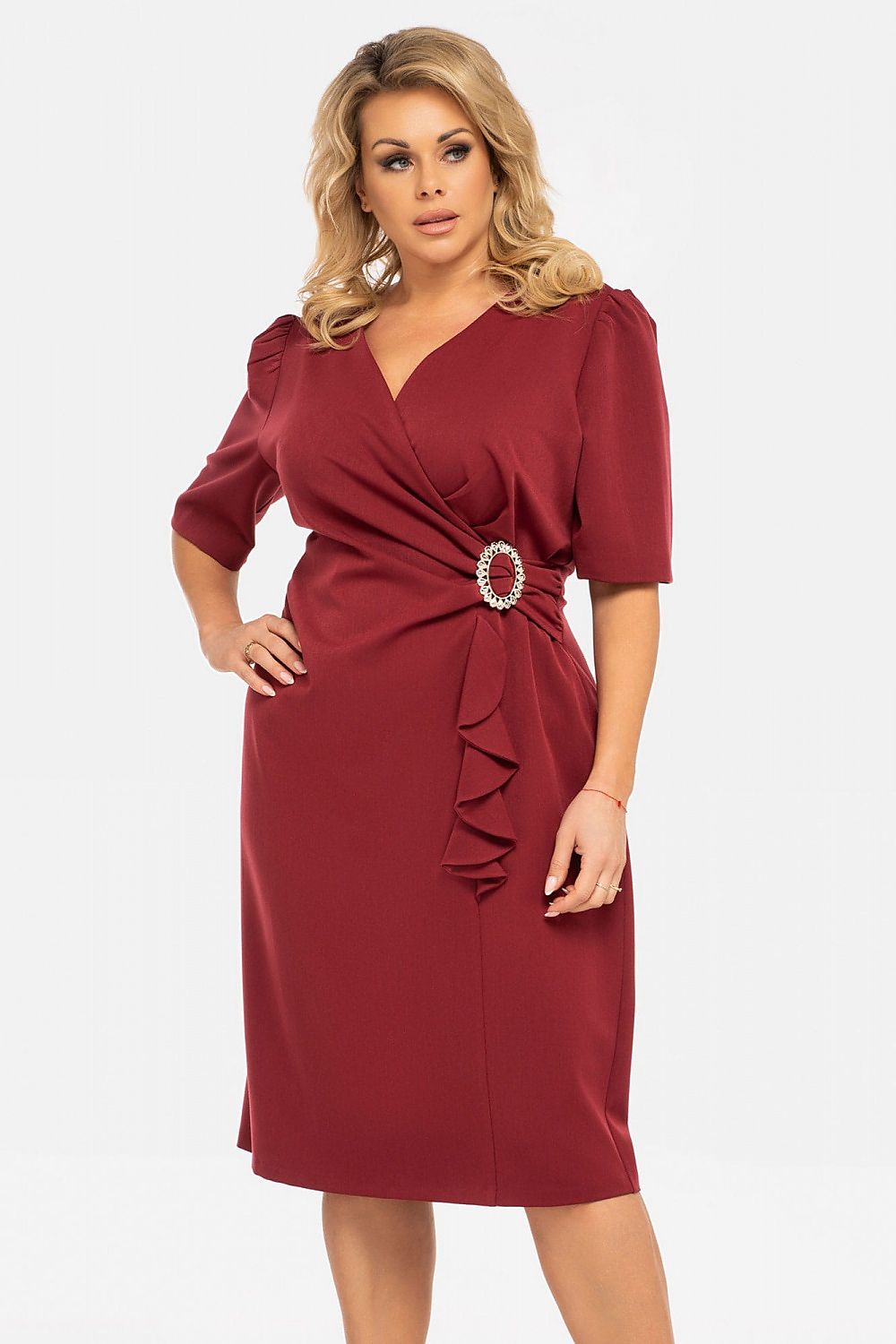 Plus size jurk model 191376 Karko