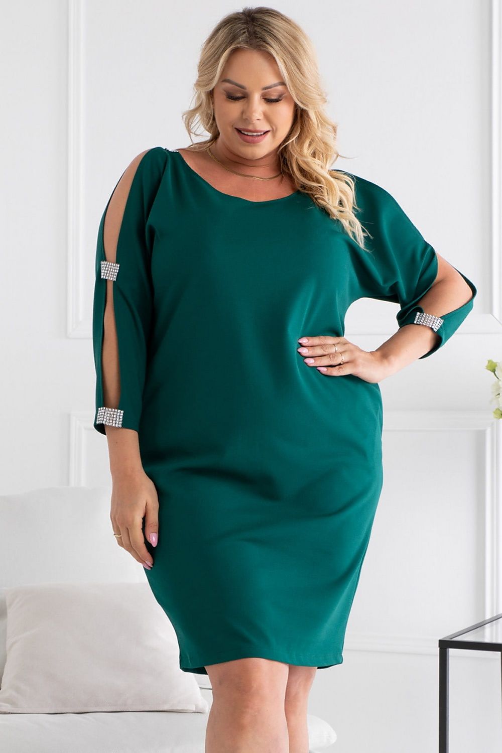Plus size jurk model 191382 Karko