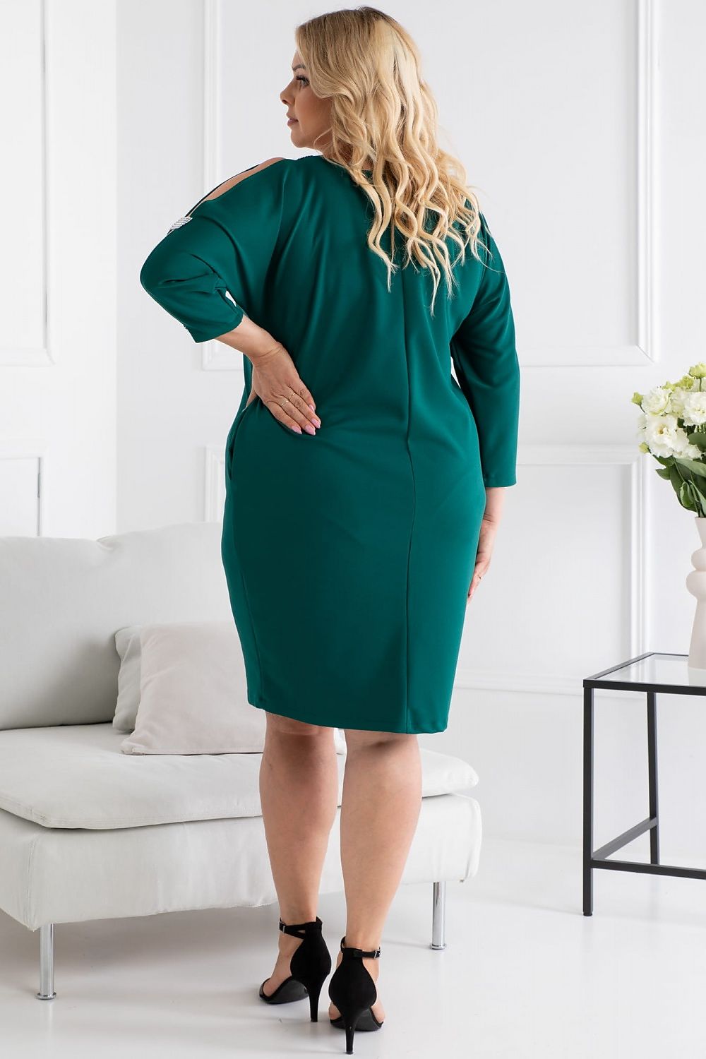 Plus size jurk model 191382 Karko