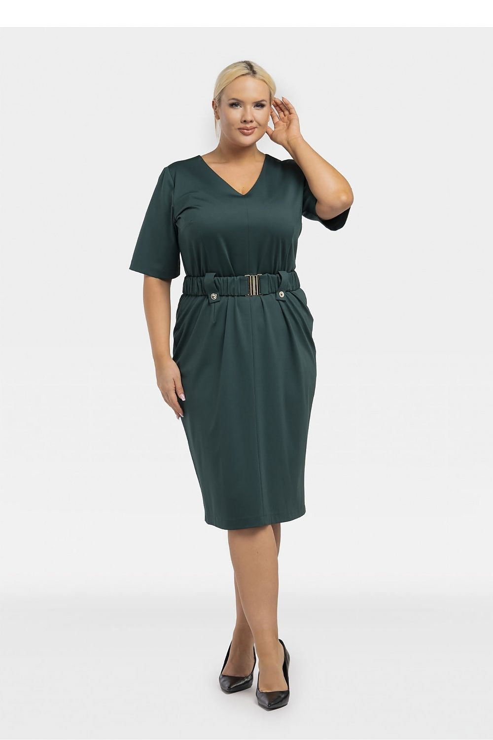 Plus size jurk model 195023 Karko