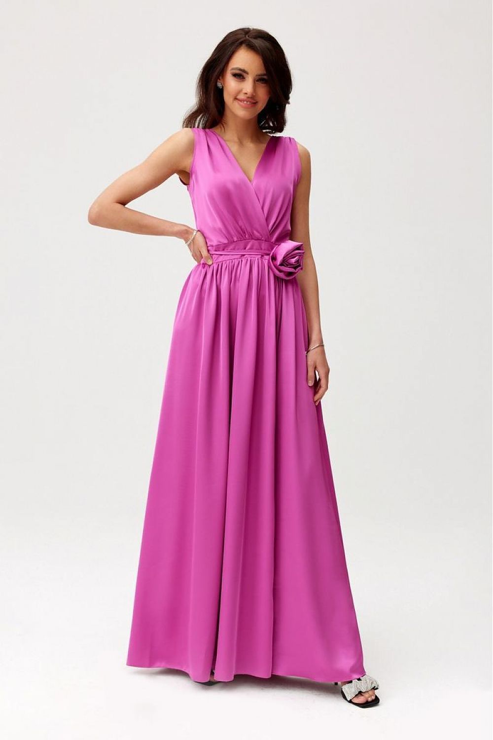 Satin Nocturne evening dress | 196272 Roco Fashion