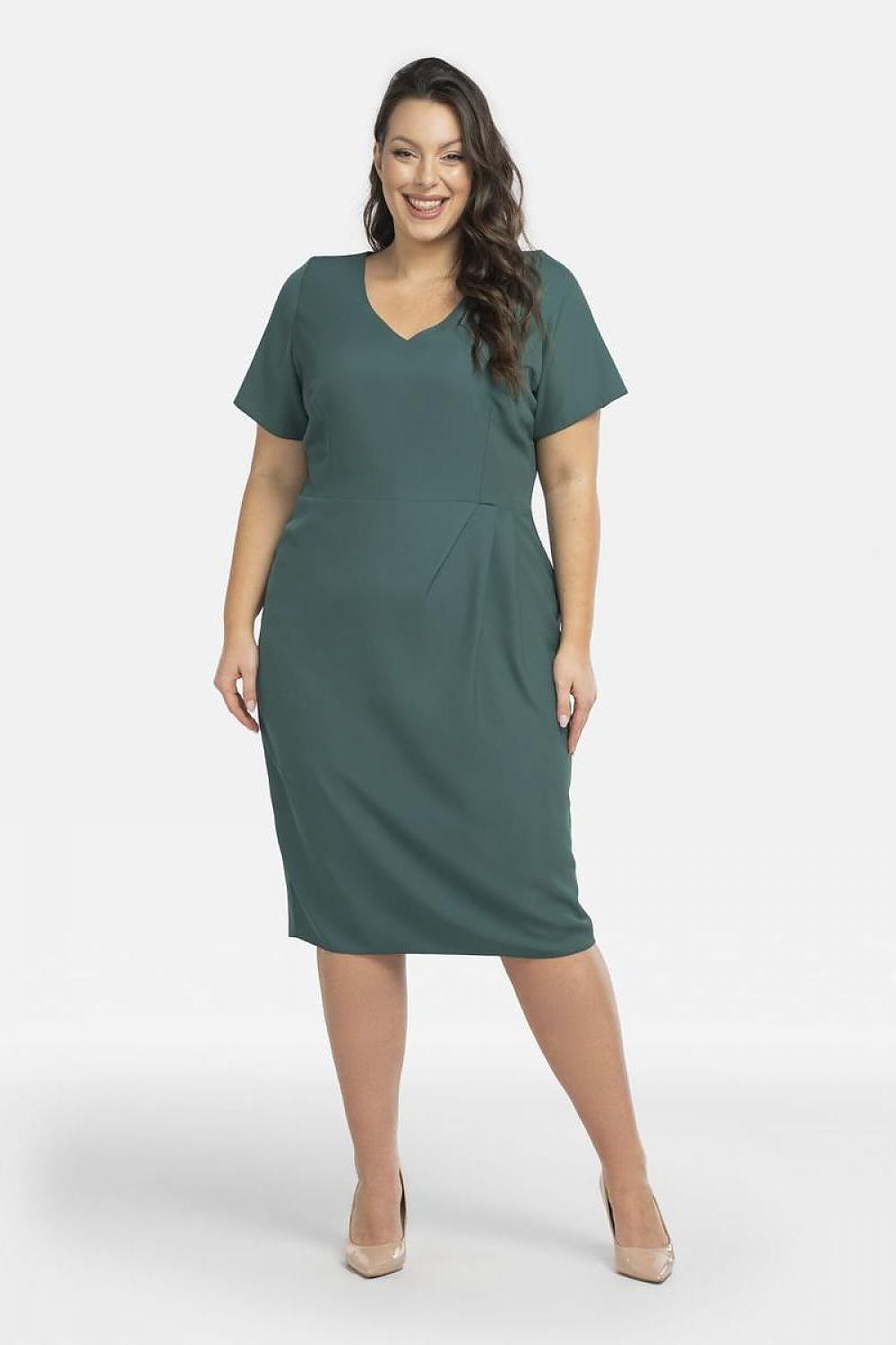 Plus size jurk model 196867 Karko