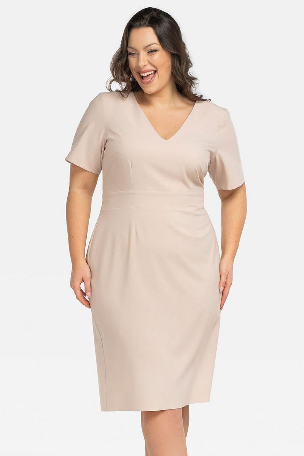Plus size jurk model 196879 Karko