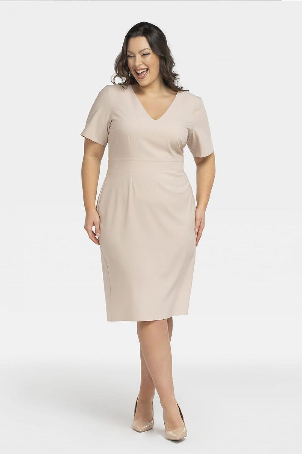 Plus size jurk model 196879 Karko