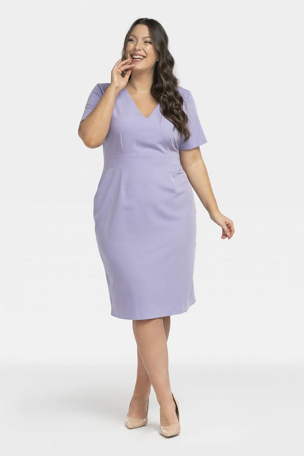 Plus size jurk model 196881 Karko