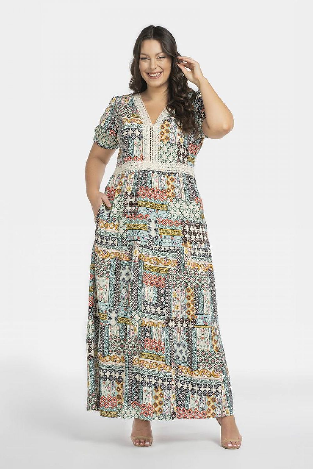 Plus size jurk model 196883 Karko