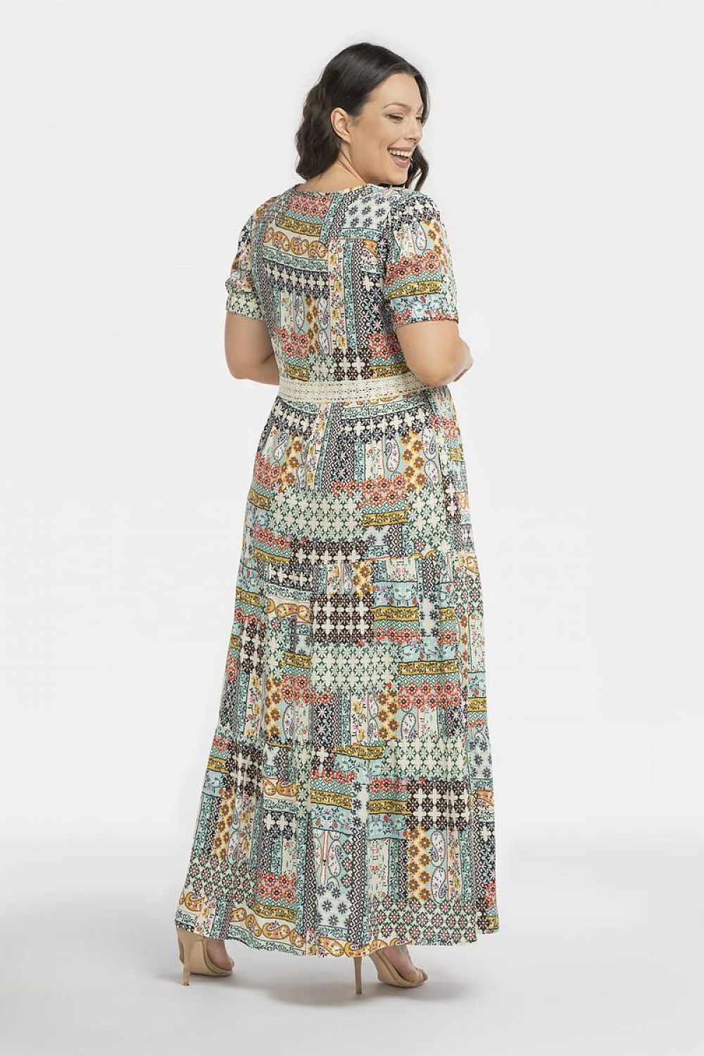 Plus size jurk model 196883 Karko