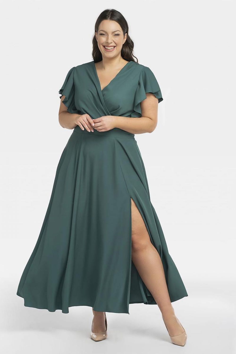 Plus size jurk model 196886 Karko