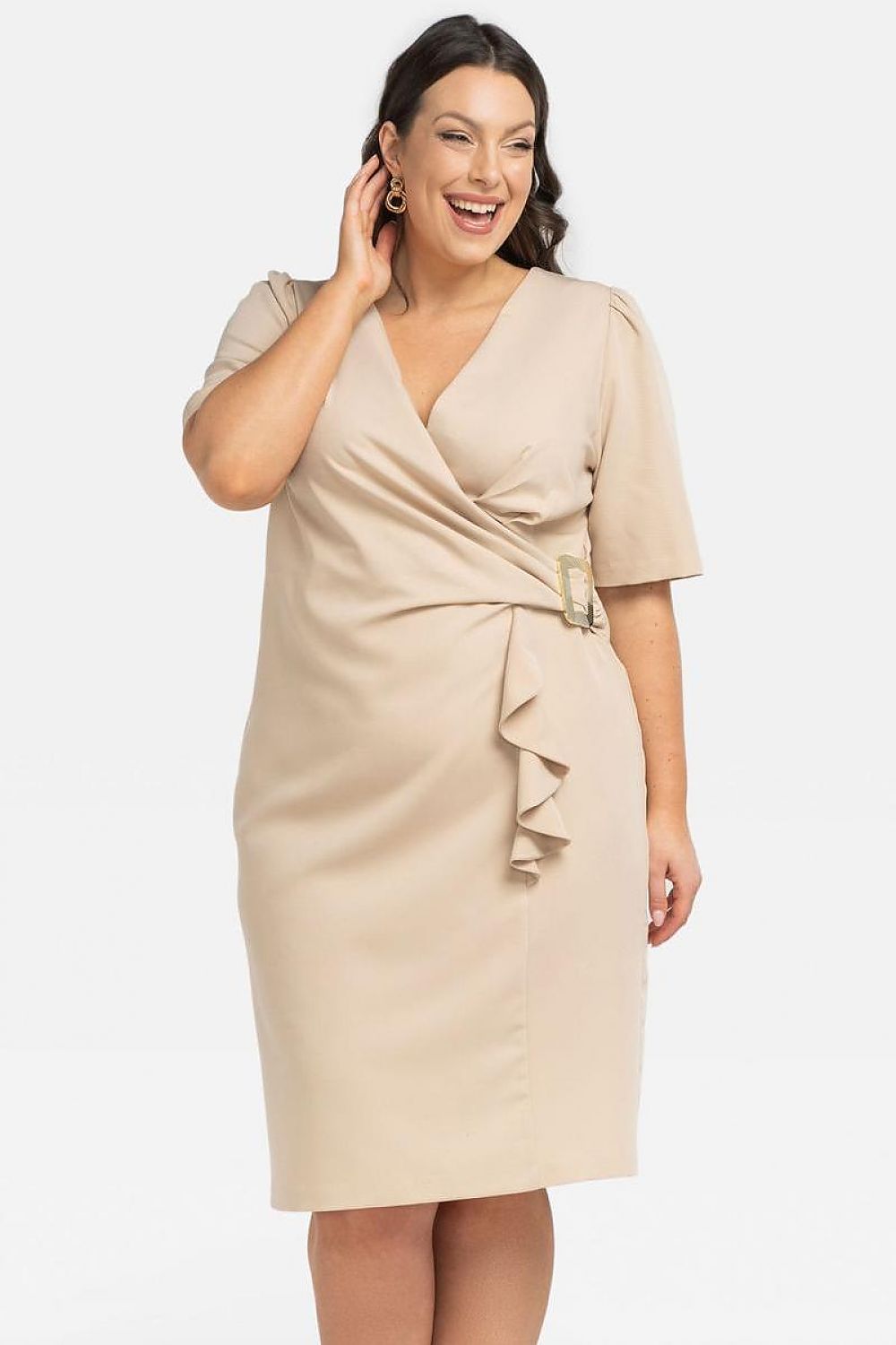 Plus size jurk model 196891 Karko