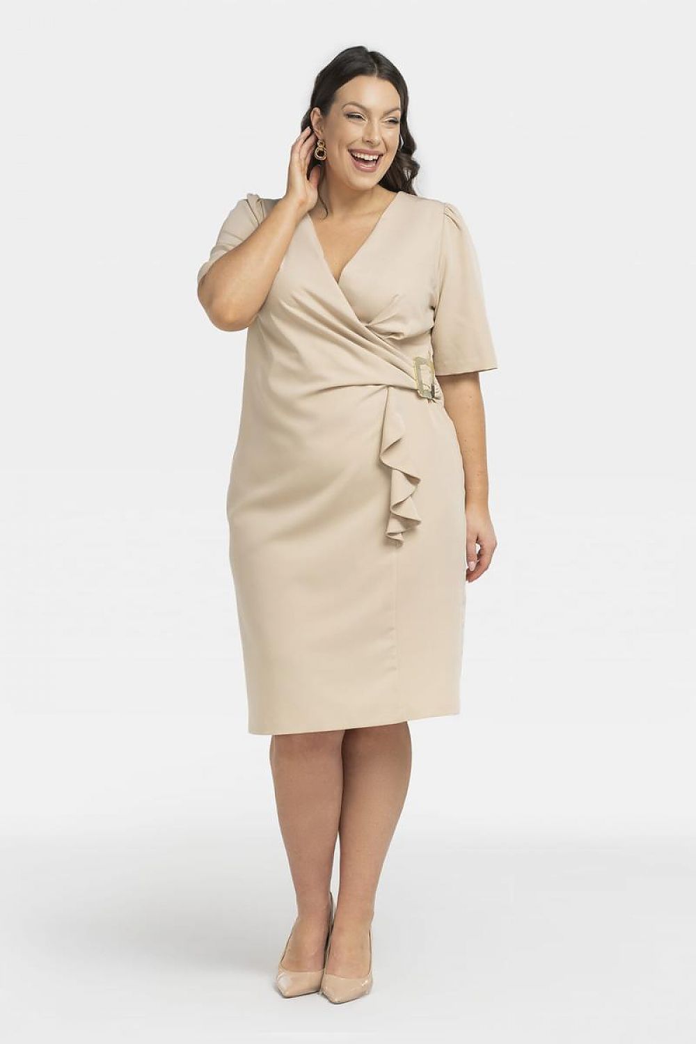 Plus size jurk model 196891 Karko