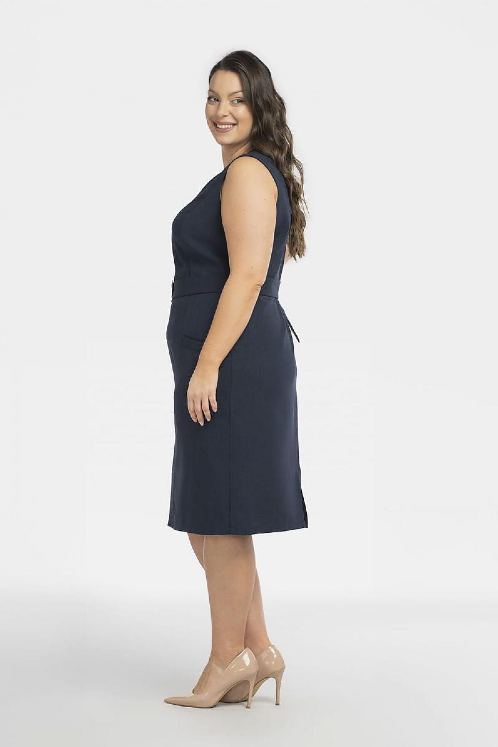 Plus size jurk model 198155 Karko
