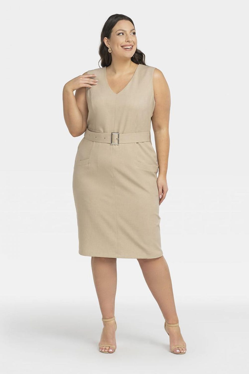 Plus size jurk model 198157 Karko