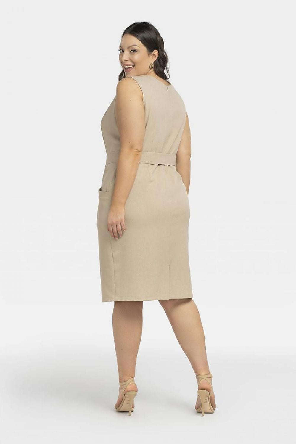 Plus size jurk model 198157 Karko