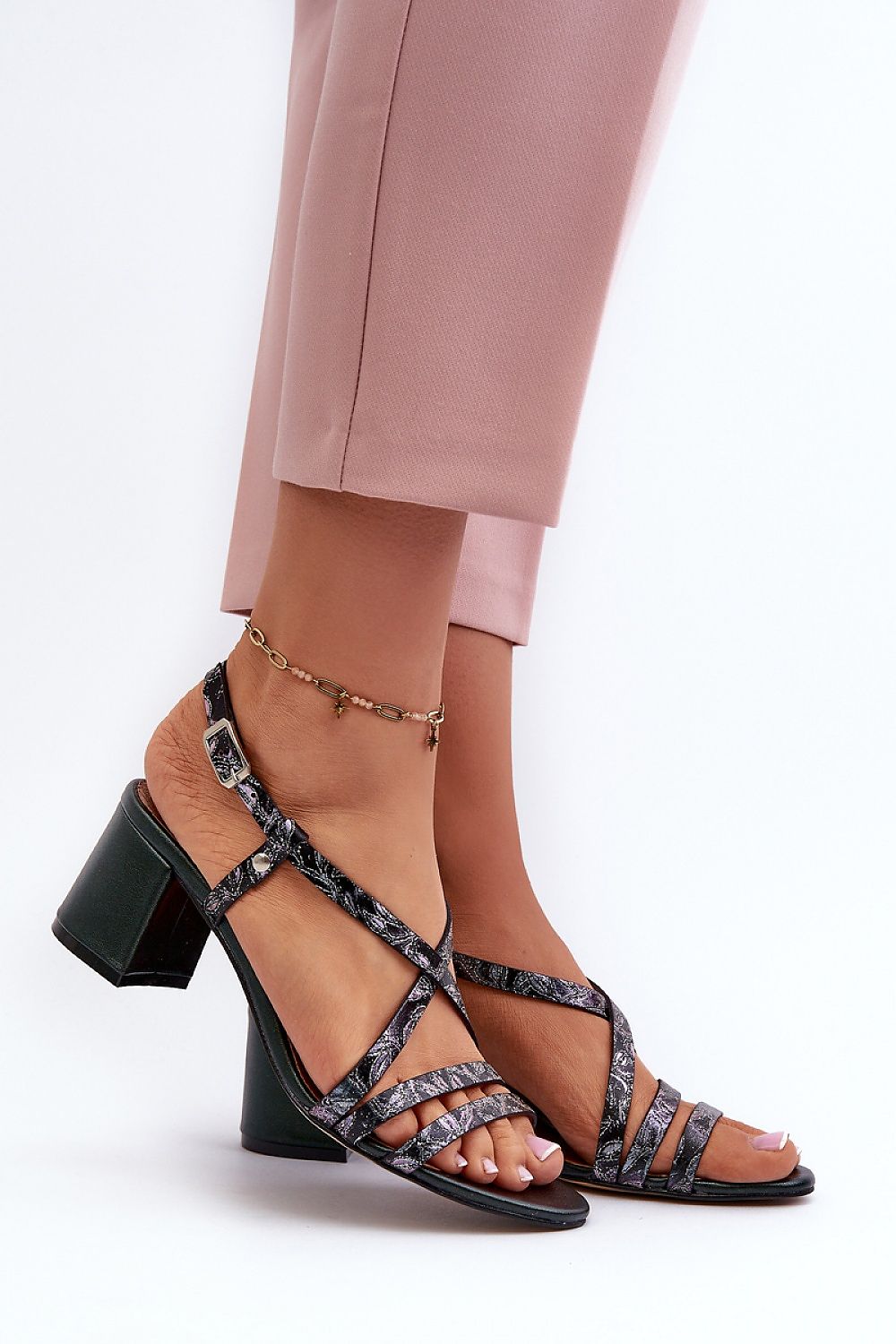 sandalen op hak model 198794 Step in style