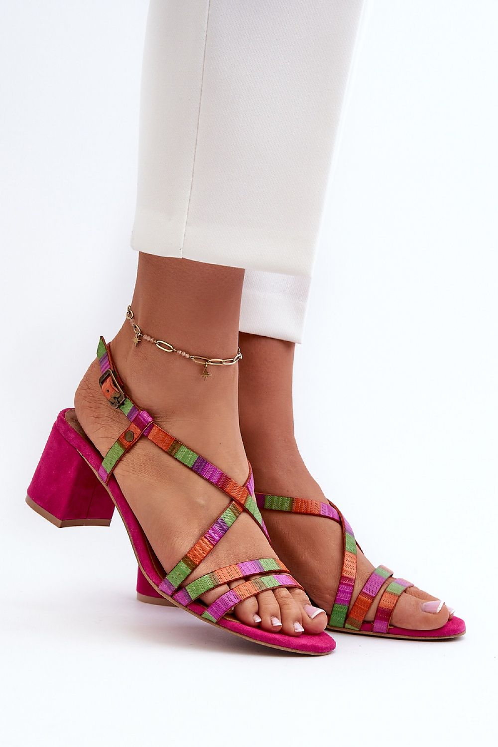 sandalen op hak model 198795 Step in style