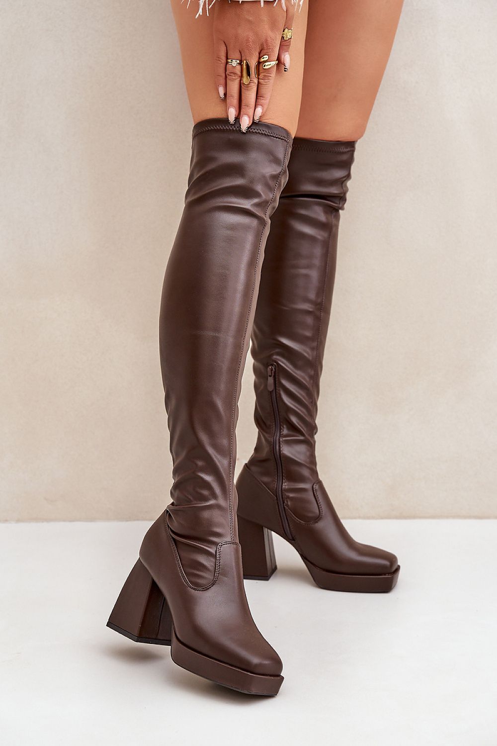 Laarzen met hoge hakken model 204666 Step in style