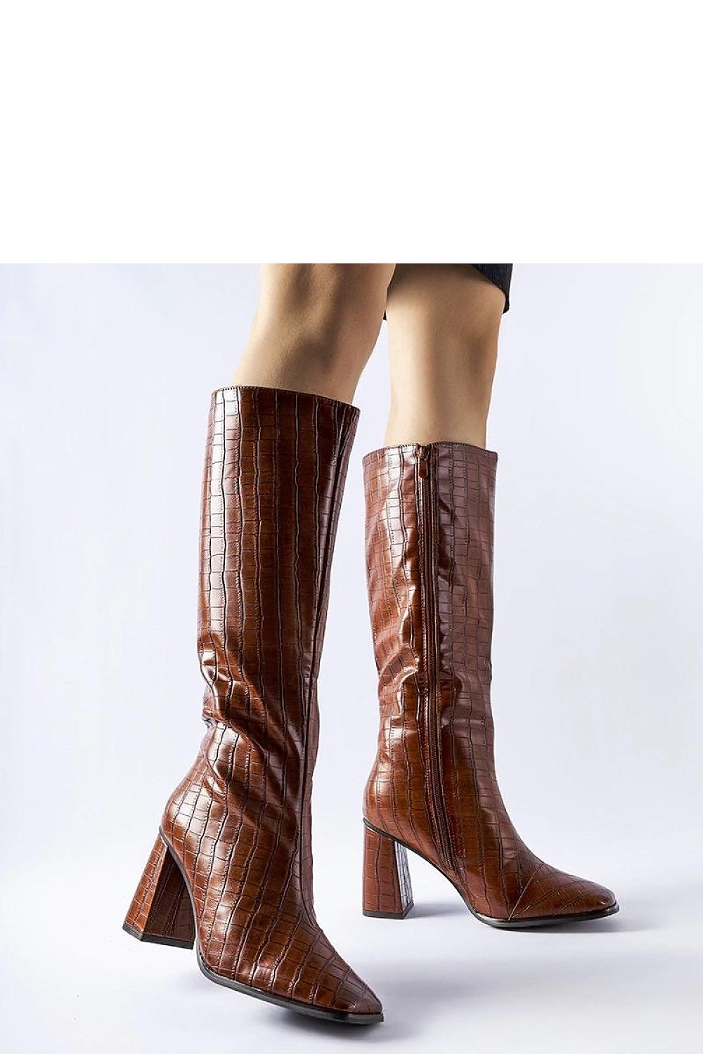 Ferruccio Luxe Boots – stijlvolle laarzen met blokhak van ecoleder en ritssluiting, perfect voor dagelijks gebruik.
