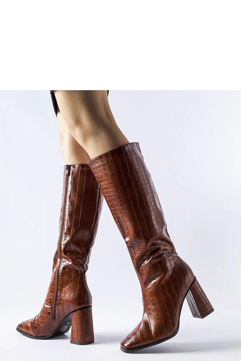 Ferruccio Luxe Boots – stijlvolle laarzen met blokhak van ecoleder en ritssluiting, perfect voor dagelijks gebruik.