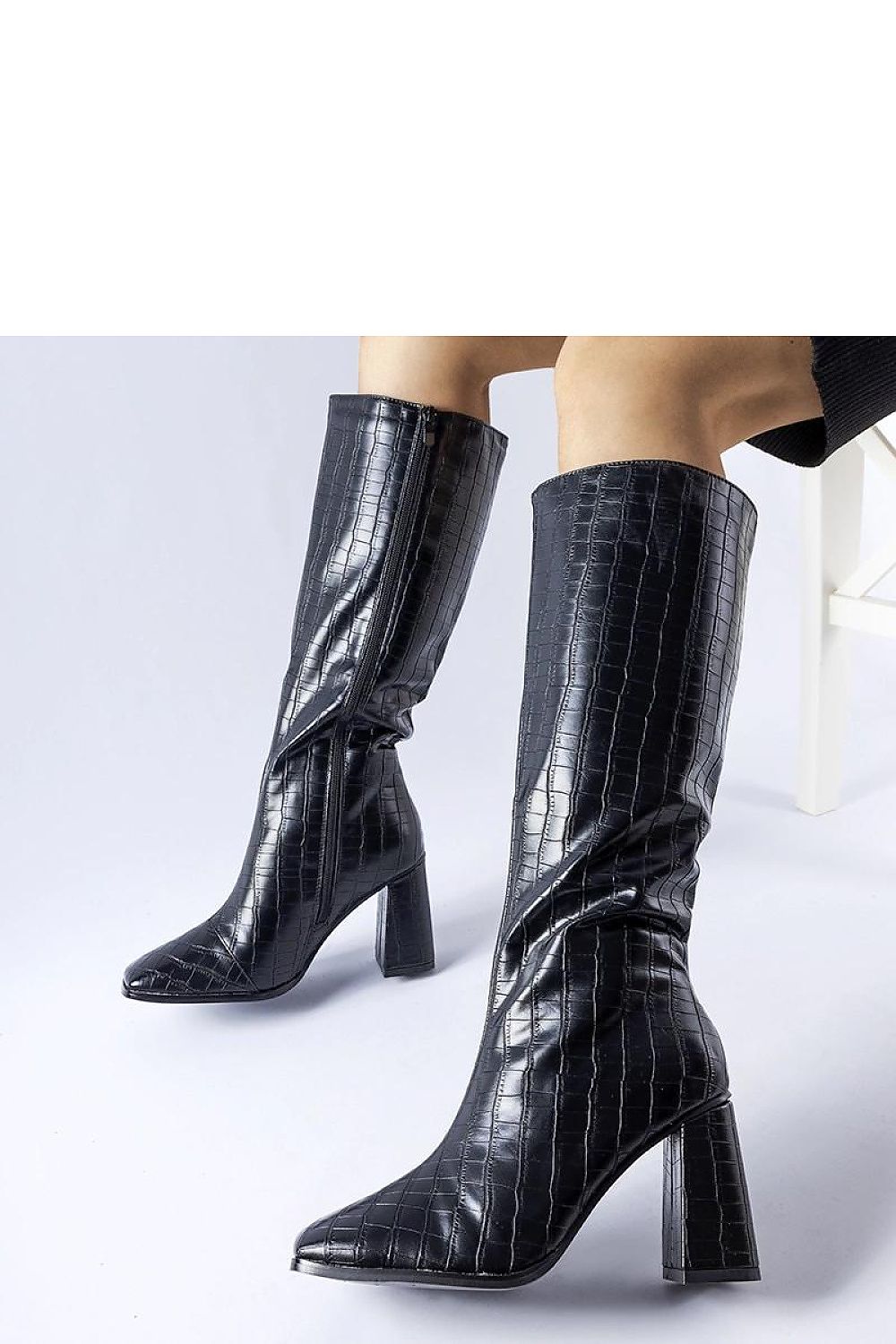 Ferruccio Luxe Boots – stijlvolle laarzen met blokhak van ecoleder en ritssluiting, perfect voor dagelijks gebruik.