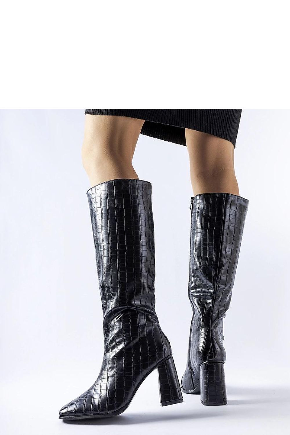 Ferruccio Luxe Boots – stijlvolle laarzen met blokhak van ecoleder en ritssluiting, perfect voor dagelijks gebruik.