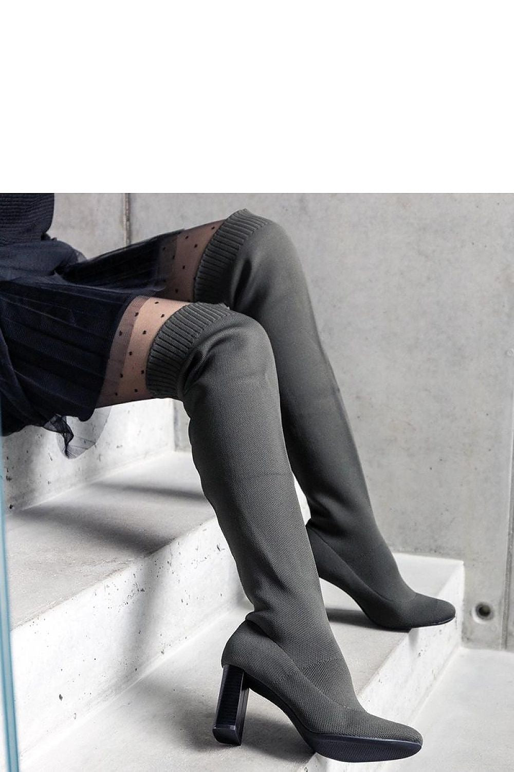 Laarzen met hoge hakken model 205778 Solea