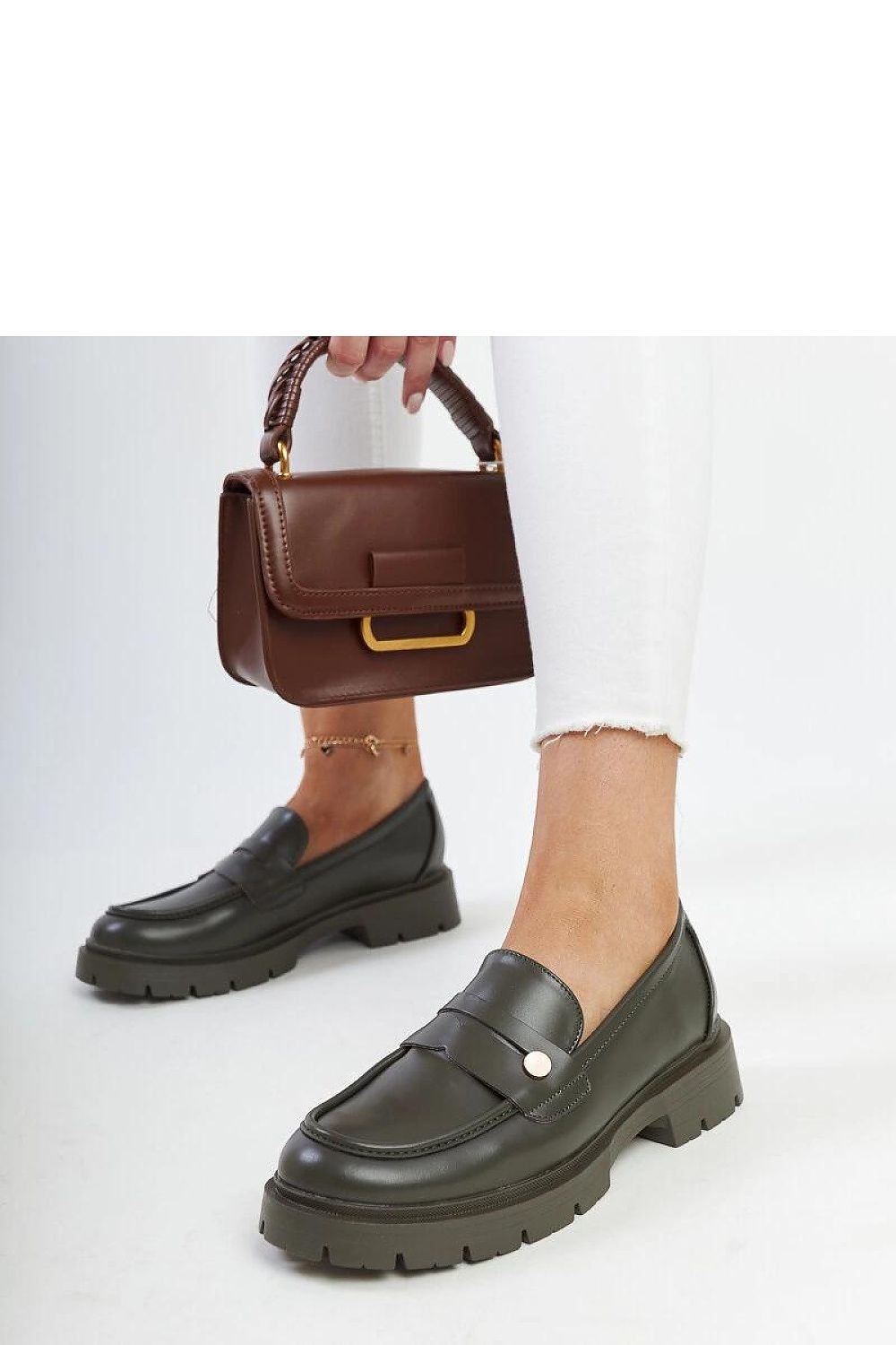 Aurora Step EcoSlides: Stylish Gold Moccasins for Women – Sustainable & Comfortable