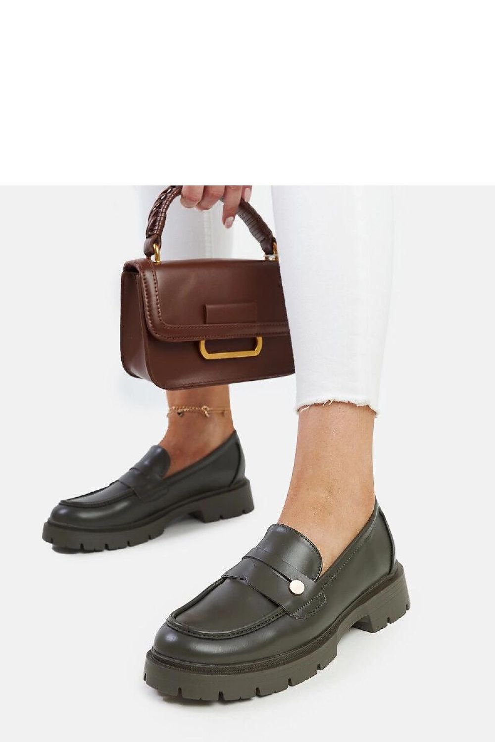 Aurora Step EcoSlides: Stylish Gold Moccasins for Women – Sustainable & Comfortable