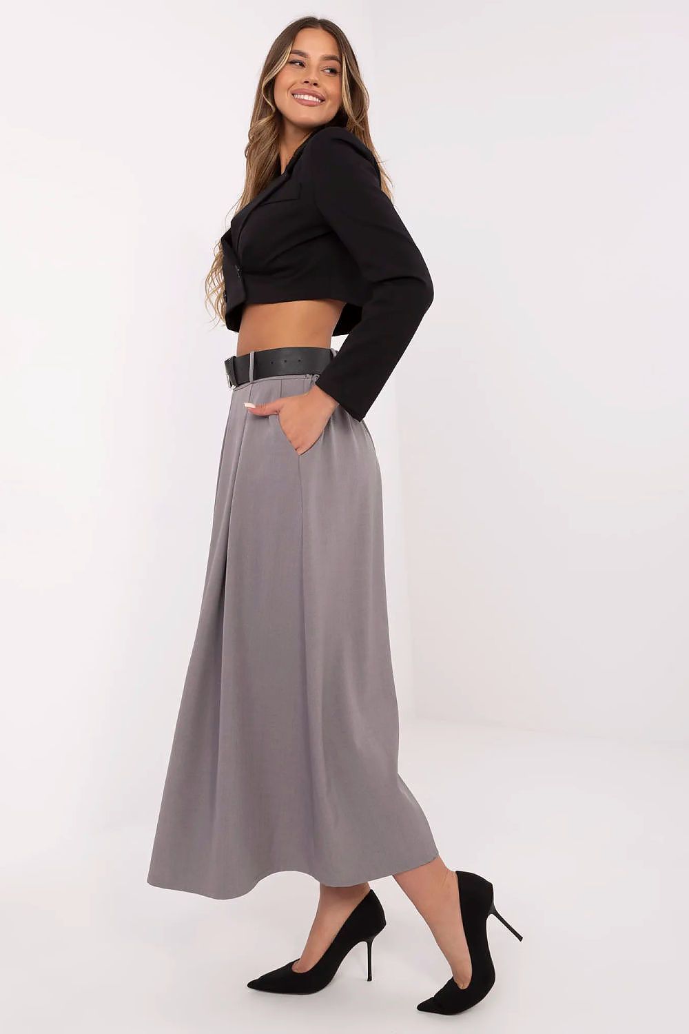 Lange rok model 209406 Italy Moda