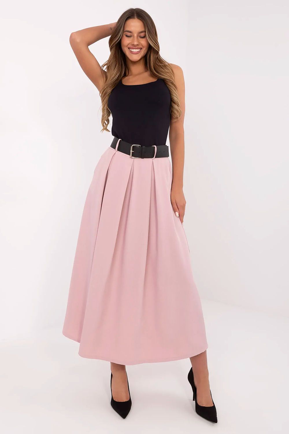 Lange rok model 209407 Italy Moda