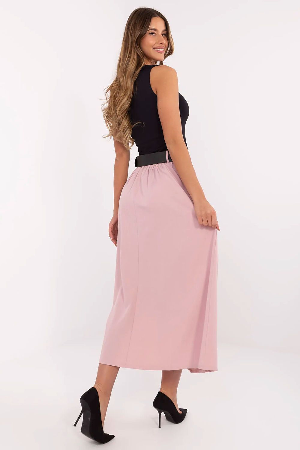 Lange rok model 209407 Italy Moda