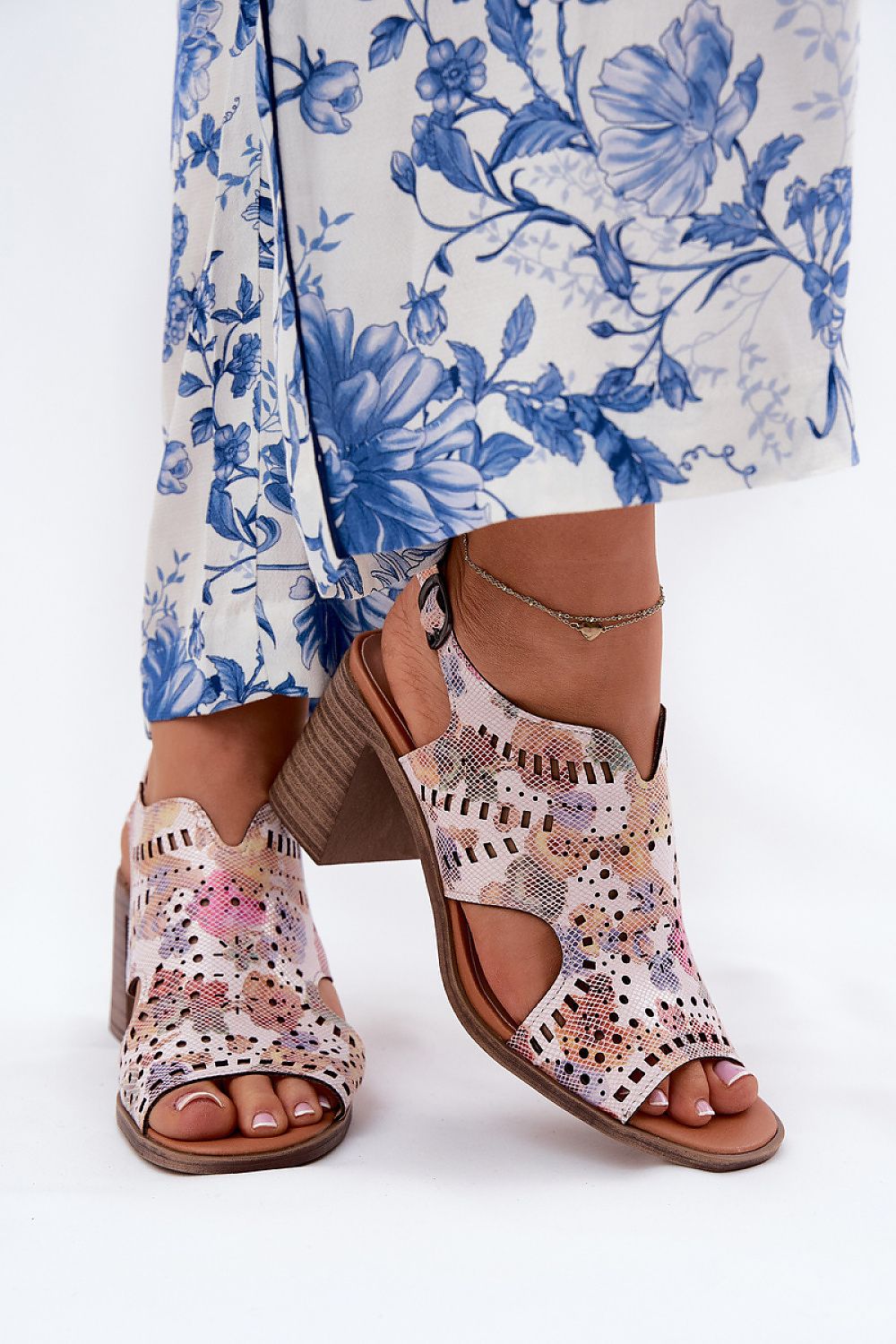 sandalen op hak model 211363 Step in style