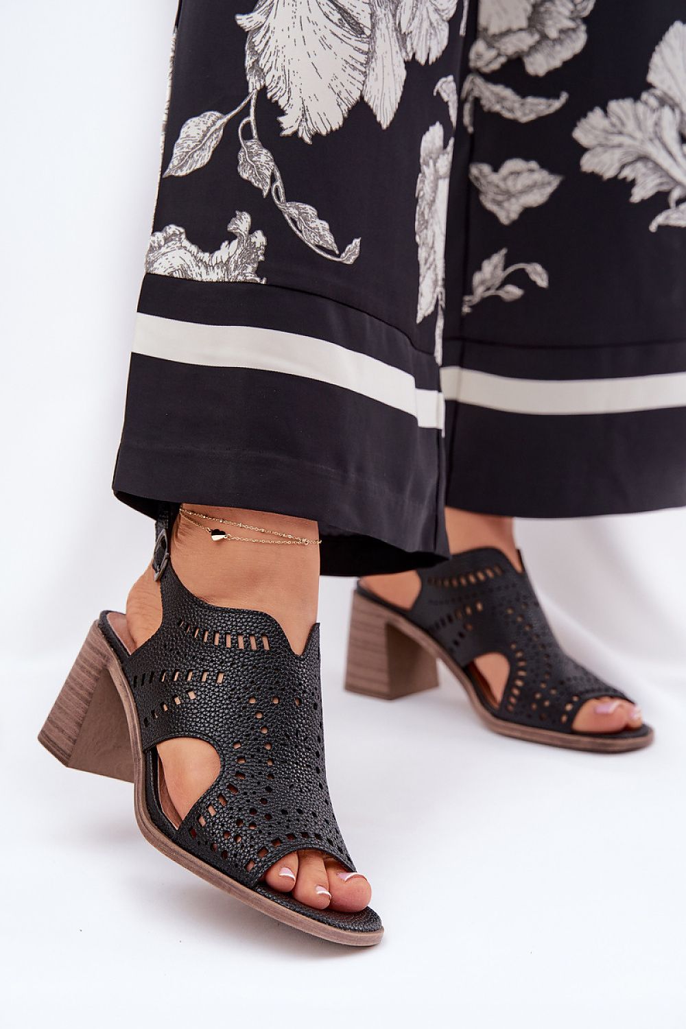 sandalen op hak model 211365 Step in style