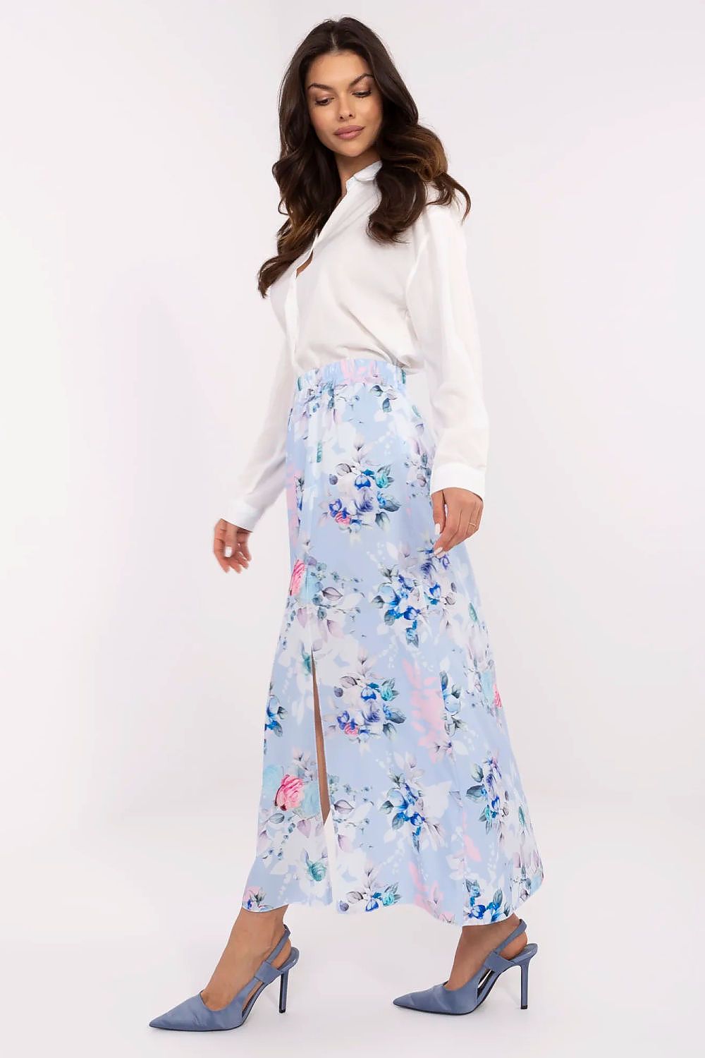 Lange rok model 211434 Italy Moda