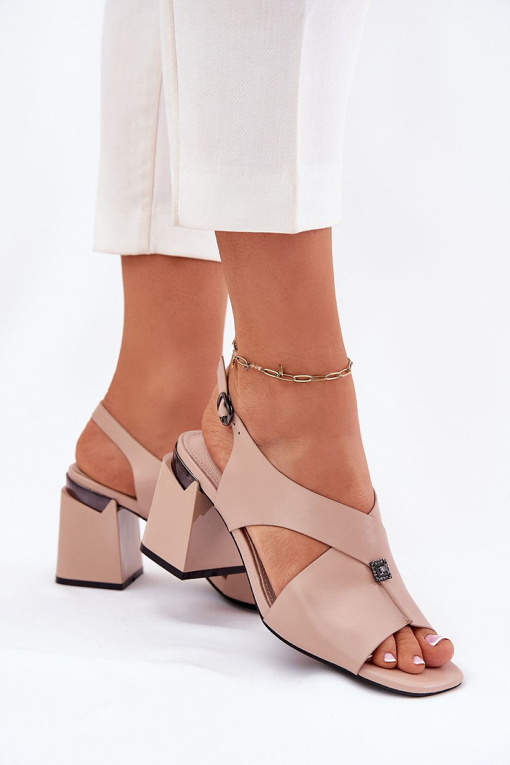 sandalen op hak model 212827 Step in style
