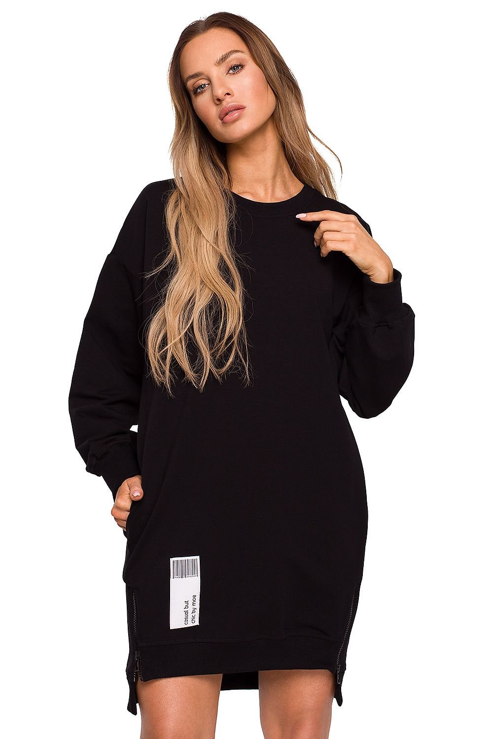 dress Sukienka Model MOE676 Cukierkowy Róż - Moe