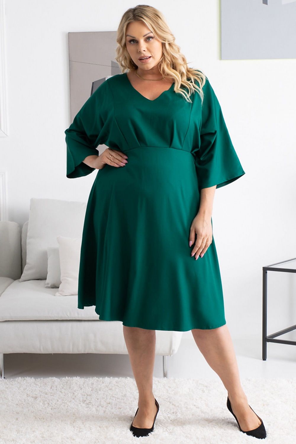 Plus size jurk model 168958 Karko