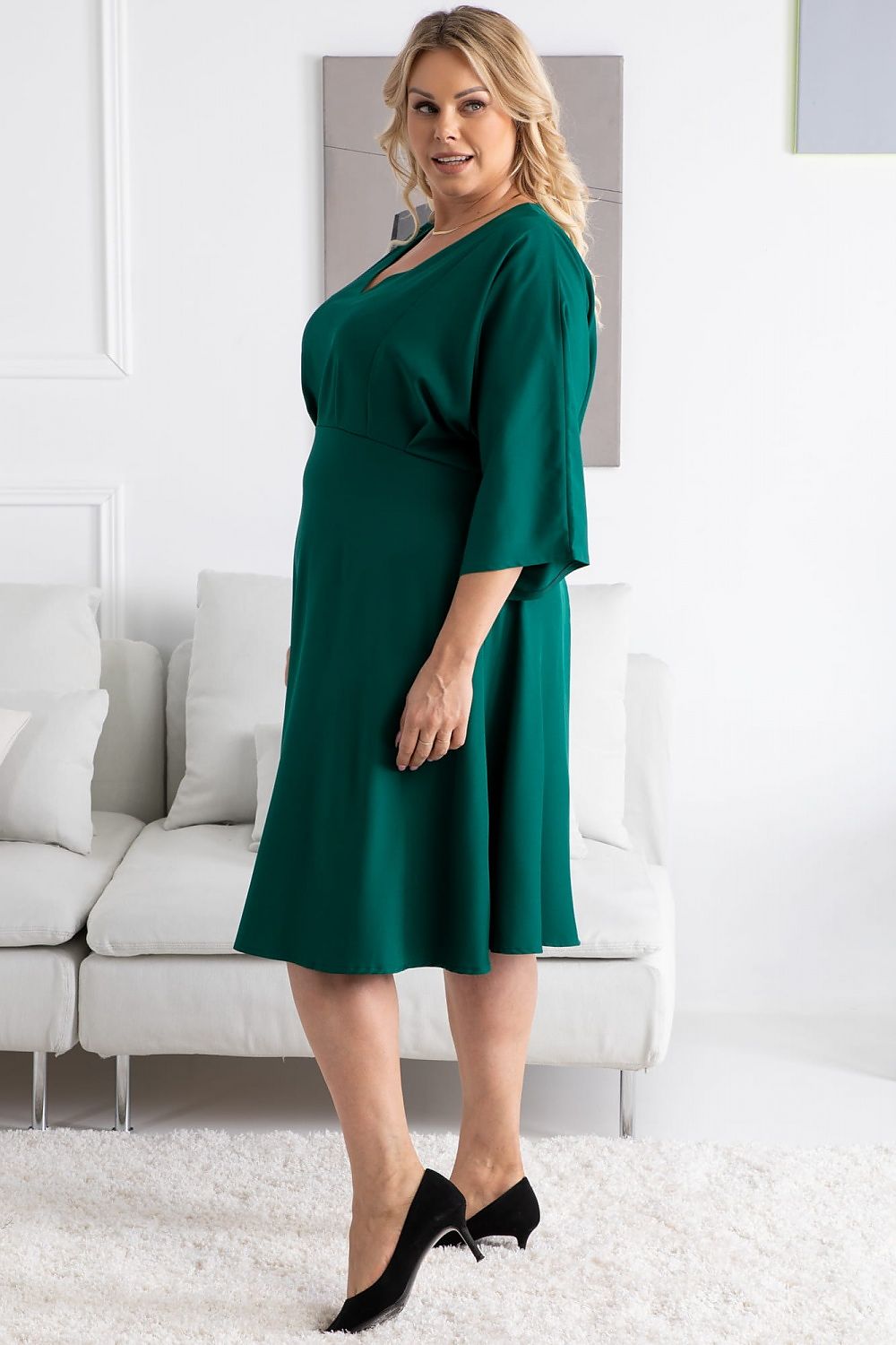 Plus size jurk model 168958 Karko