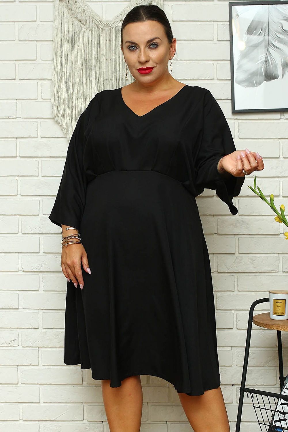 Plus size jurk model 168959 Karko