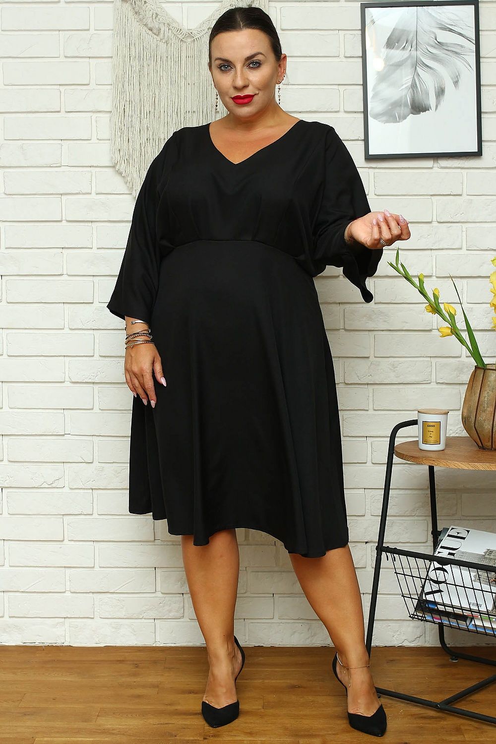 Plus size jurk model 168959 Karko