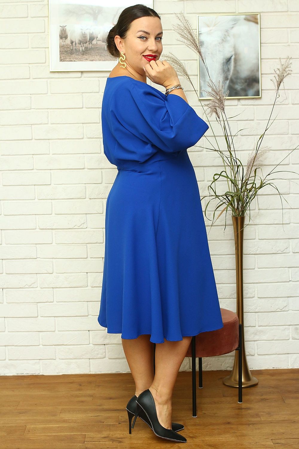 Plus size jurk model 169251 Karko