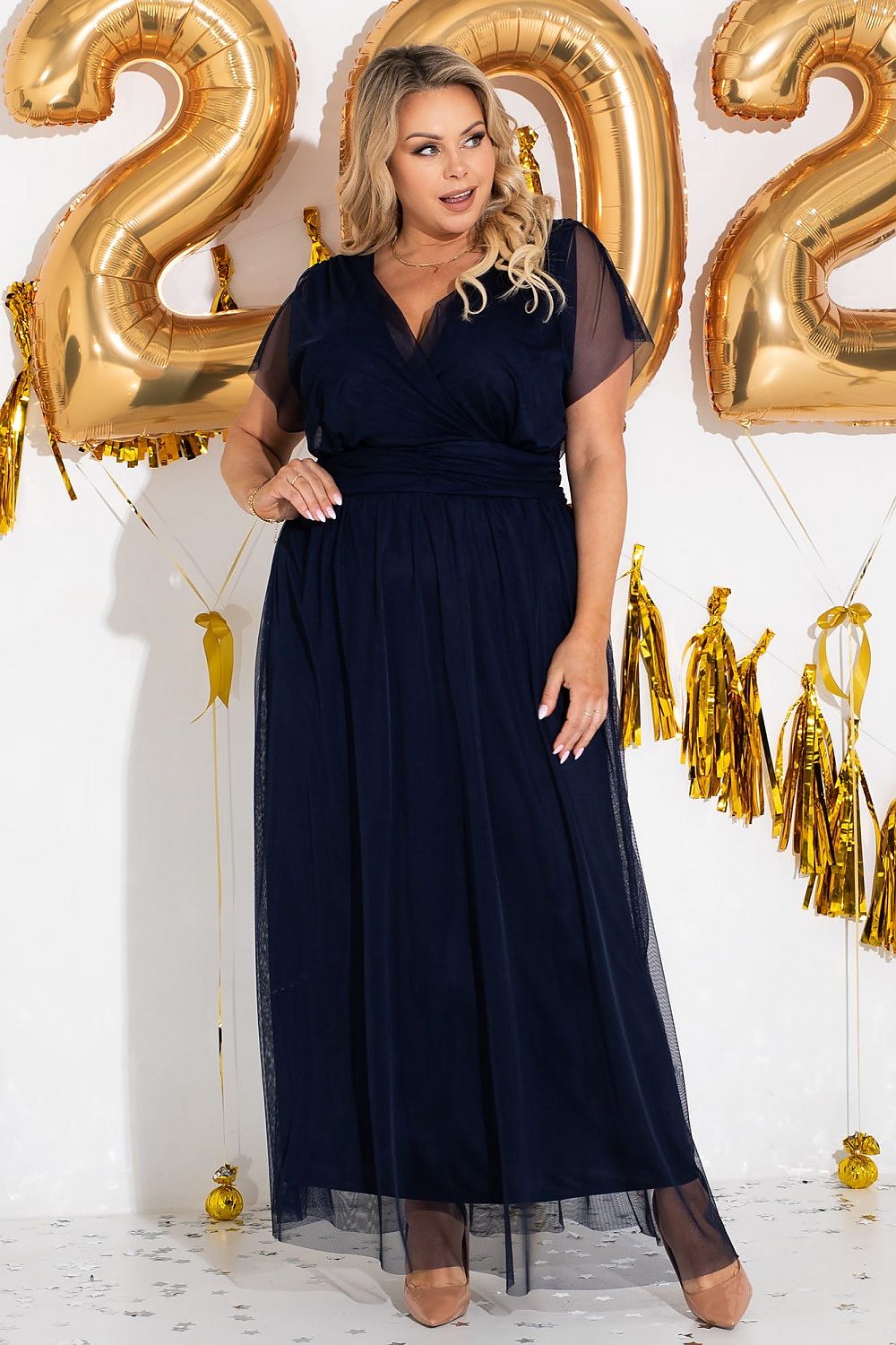 Plus size jurk model 175250 Karko