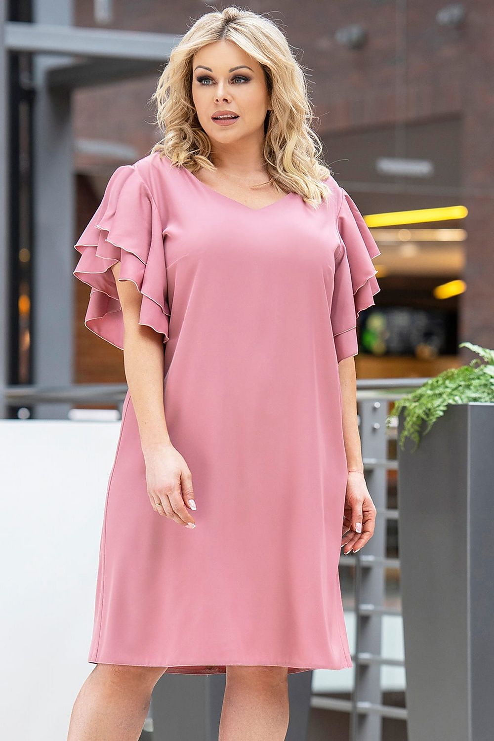 Plus size jurk model 178521 Karko