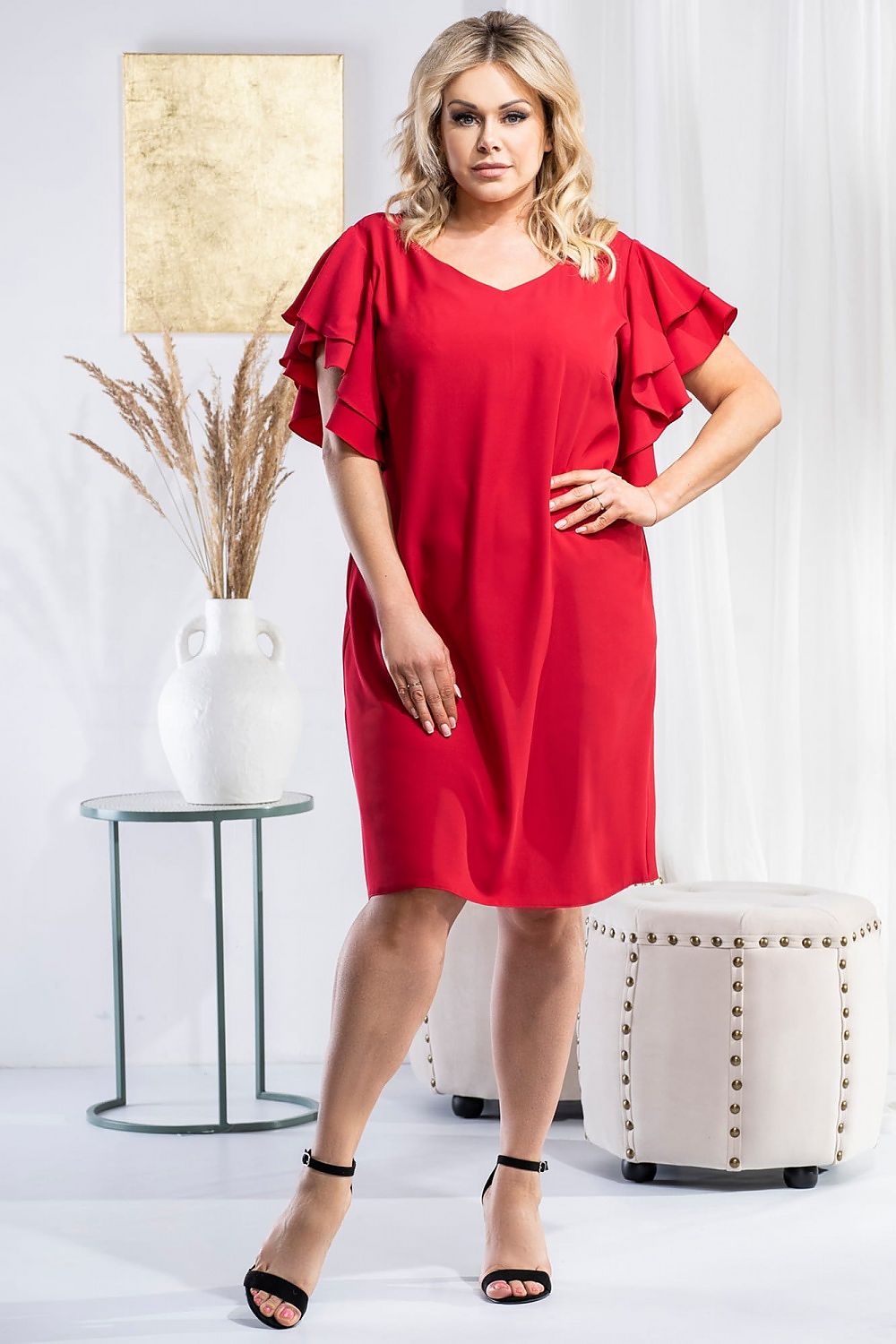 Plus size jurk model 178524 Karko