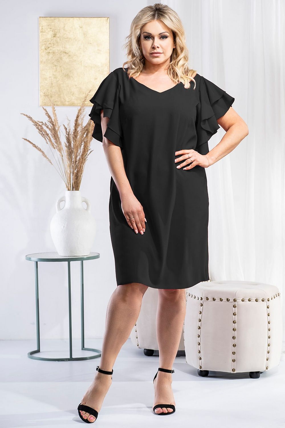 Plus size jurk model 180442 Karko