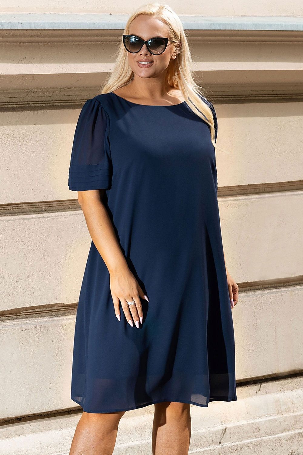 Plus size jurk model 180452 Karko